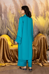 2-Pc Steple Silk Shirt with Qlot Steple Silk Trouser CPG22-82